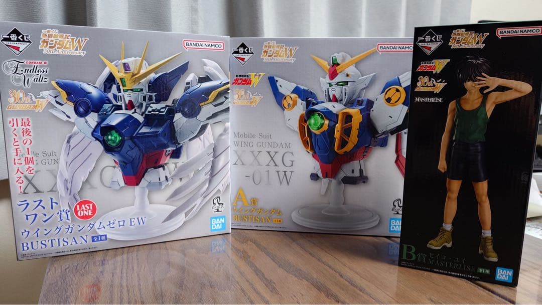 T*a様 新機動戦記ガンダムW 30th Anniversary A賞、B賞、ラ 一番くじ『新機動戦記ガンダムW 30th Anniversary』A賞「ウイング