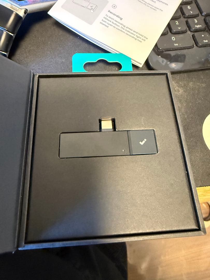 HiDock P1 mini ほぼ新品 HiDock P1 mini AI ボイスレコーダー 文字起こし 要約 LLM利用 効率化