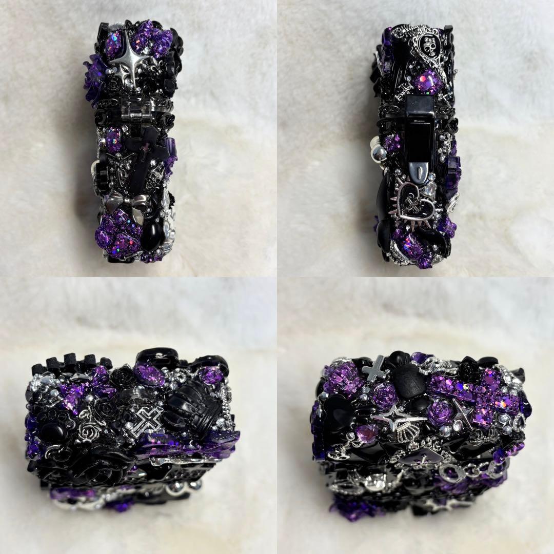 B870♡スケルトンケース♡小物入れ♡紙タバコ入れ♡デコケース♡地雷系