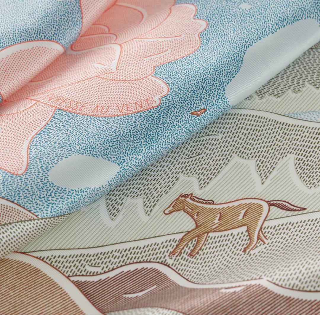 エルメス　カレ 70 《風に酔いしれて》