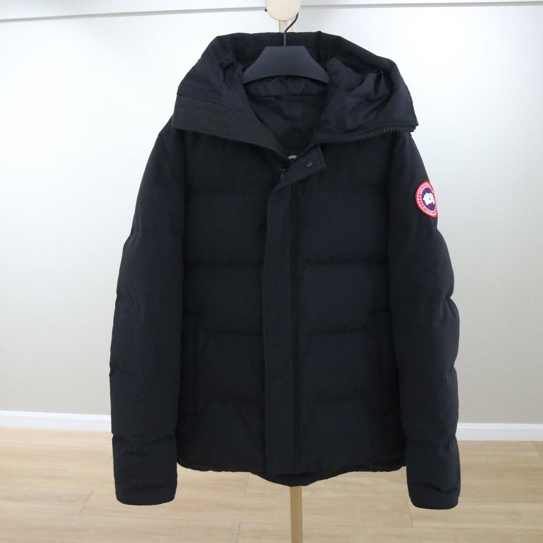  ブラック フード付きダウンジャケット ダウンジャケット フード着脱 フルジップ アウター ブルゾン ダウン