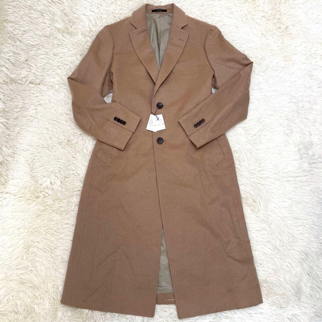 最高級★ARTISAN キャメル100% チェスターコート ロング丈 日本製 M ロングチェスターコート「SHANKS TOKYO(シャンクス トーキョー