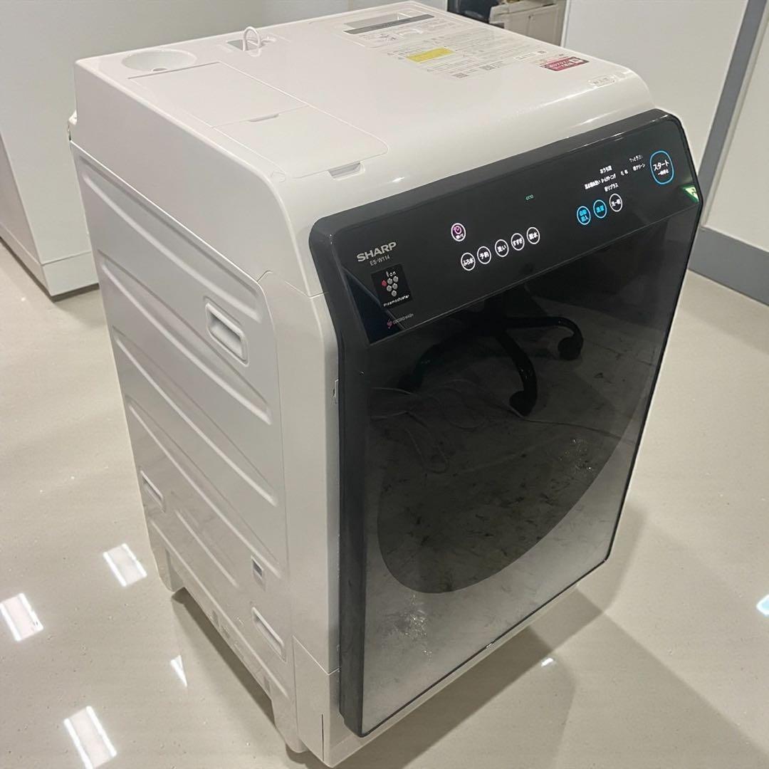 ○SHARP シャープ ドラム式洗濯乾燥機 ES-W114-SL 2022年製 ES-W114｜洗濯機：シャープ