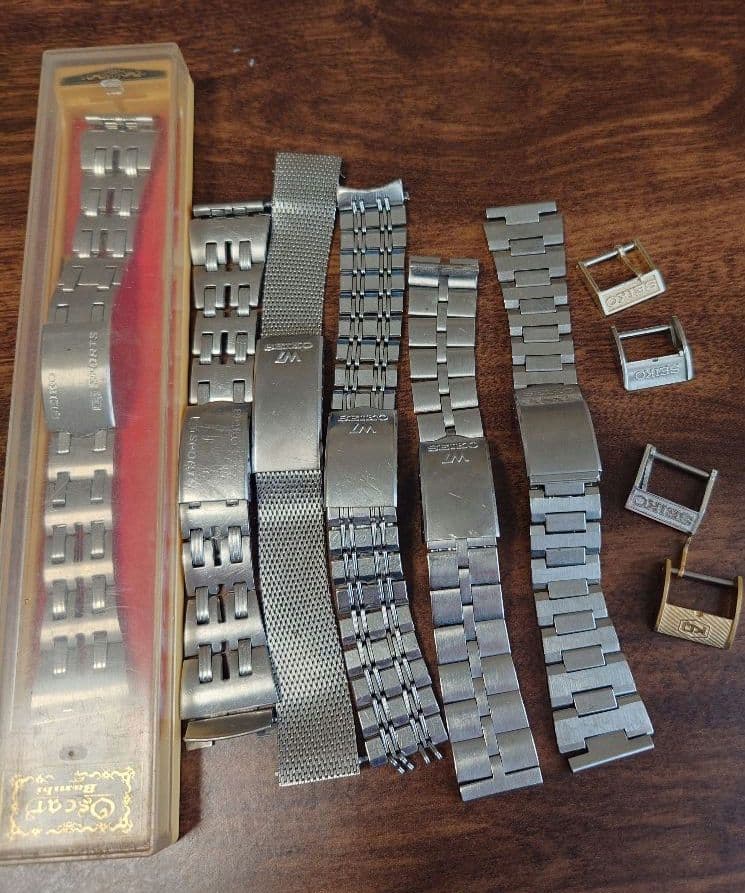 SEIKO ステンレススチール 金属ベルト SEIKO（セイコー） 純正 ステンレス ベルト 海外モデル ダイバーズ