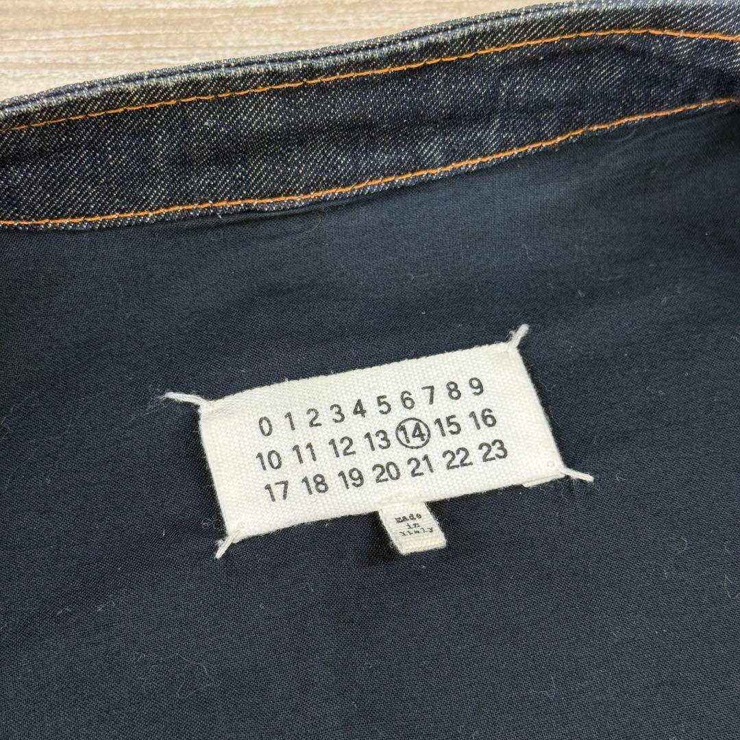 激レア】メゾンマルジェラ 八の字ライダース デニム バーニーズ