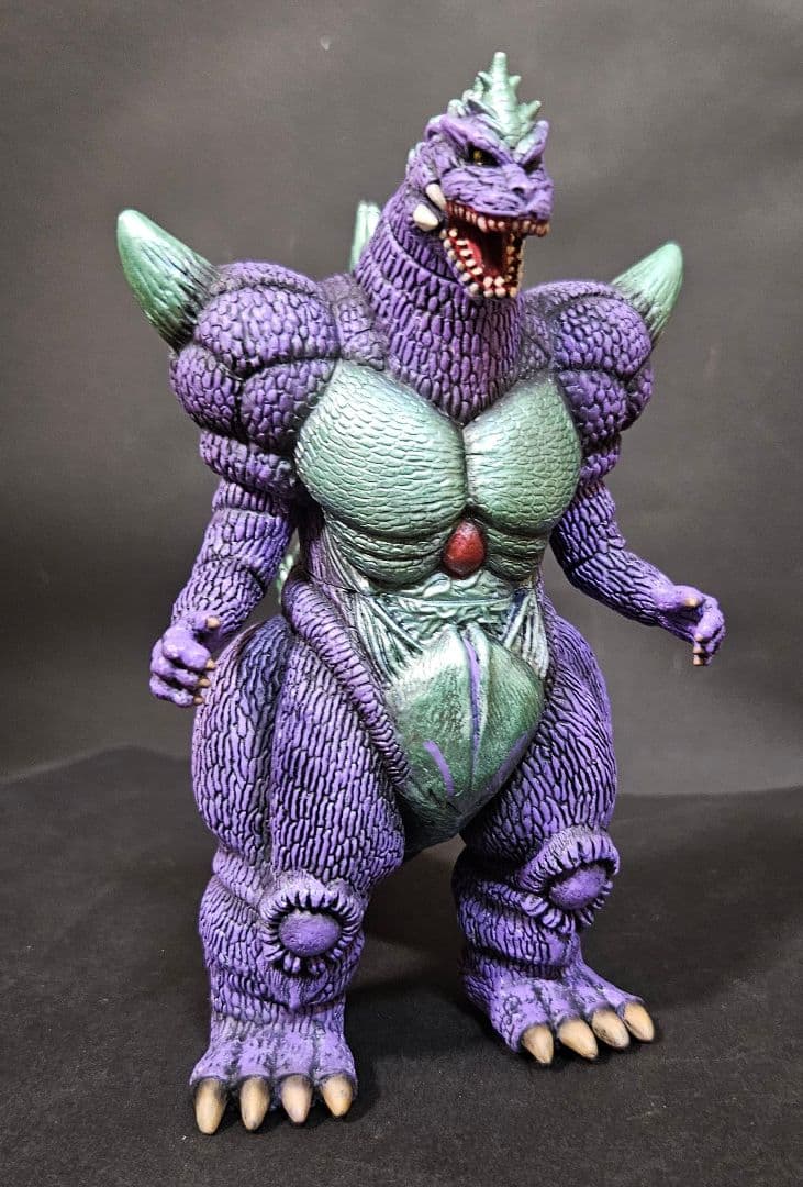 ゴジラ怪獣ソフビ 超ゴジラ リペイント完成品 - メルカリ