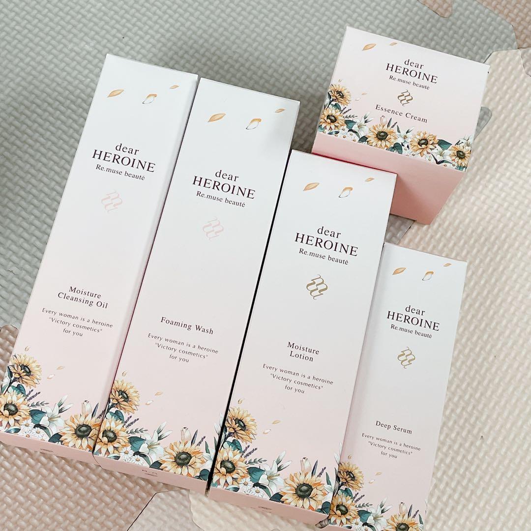 dear HEROINE スキンケアセット 試してみた】基礎化粧品セット dear HEROINEの効果・肌質別の口コミ