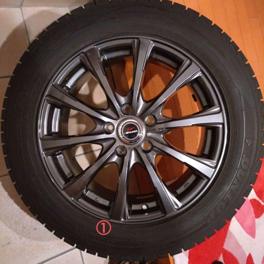 みつと！ ホイールセットWINTER MAXX 215/60R17　① WINTER MAXX 在庫あり 即納 4本セット ダンロップ 215/60R17 96Q (Q