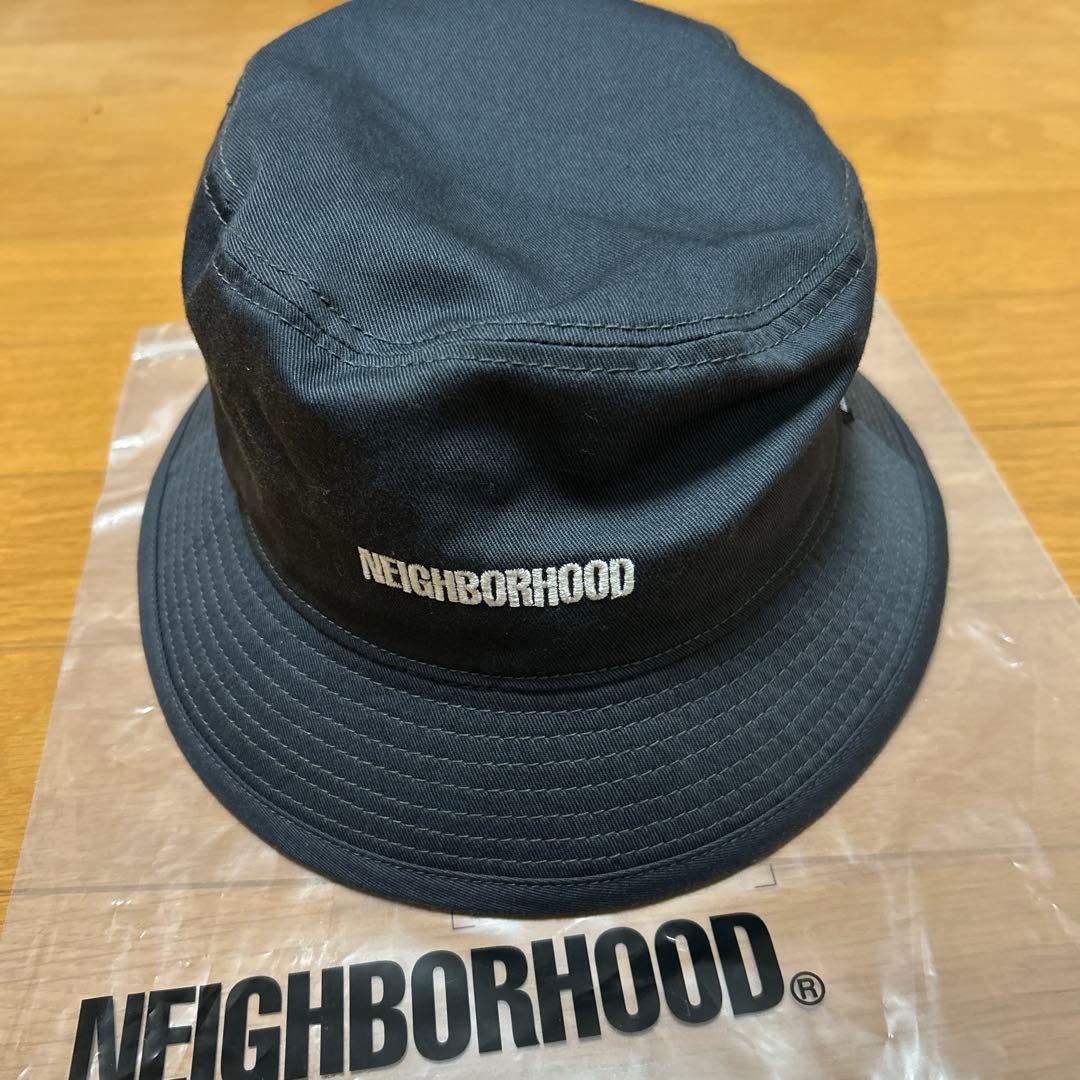 NEIGHBORHOOD バケットハット チャコール　 新品タグ付き 47/バケットハット/チェックアップスクリプト/YOKOHAMA/チャコール