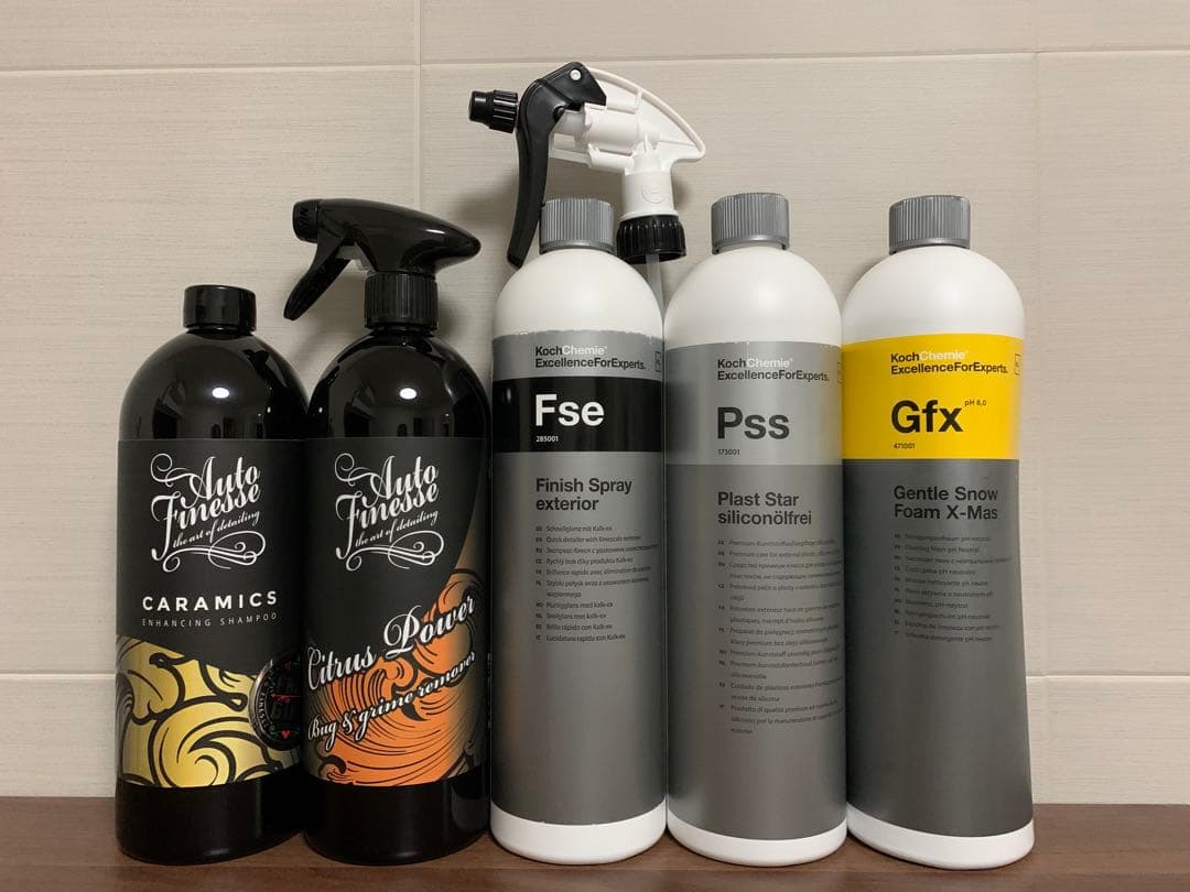 期間特価　Koch chemie＆Autofinesse 5点セット　新品未使用 KochChemie Fse フィニッシュスプレーエクステリア 1L KJ285001