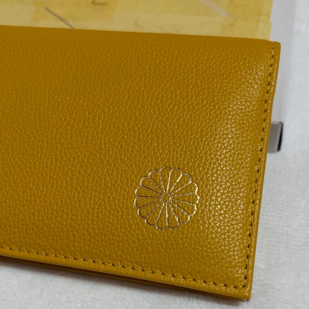 皇居 限定 長財布 イエロー 黄色 菊の御紋入り 財布 - メルカリ