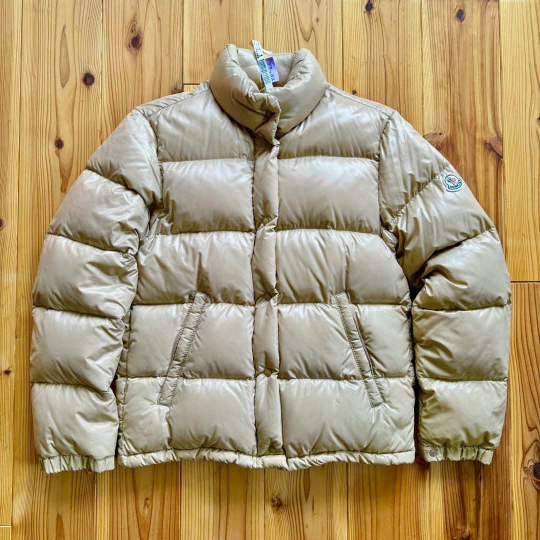 モンクレール MONCLER ダウンジャケット 茶タグ MONCLER（モンクレール） 茶タグ レザー フーデッド ダウン ジャケット
