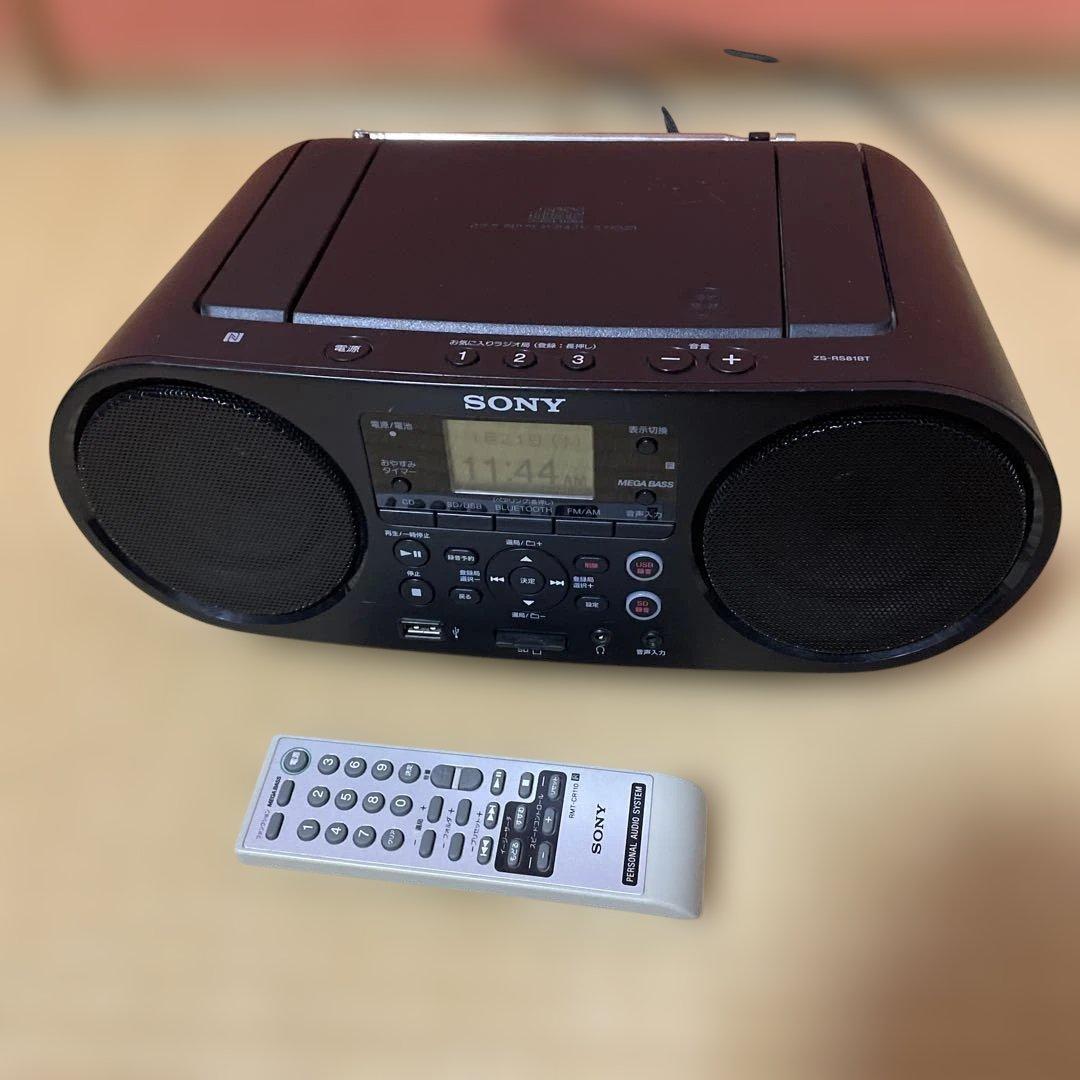 SONY　CDラジカセ　Bluetooth　ZS-RS81BT　2020年製 ヨドバシ.com - ソニー SONY CDラジオ Bluetooth対応 ワイドFM対応 ZS
