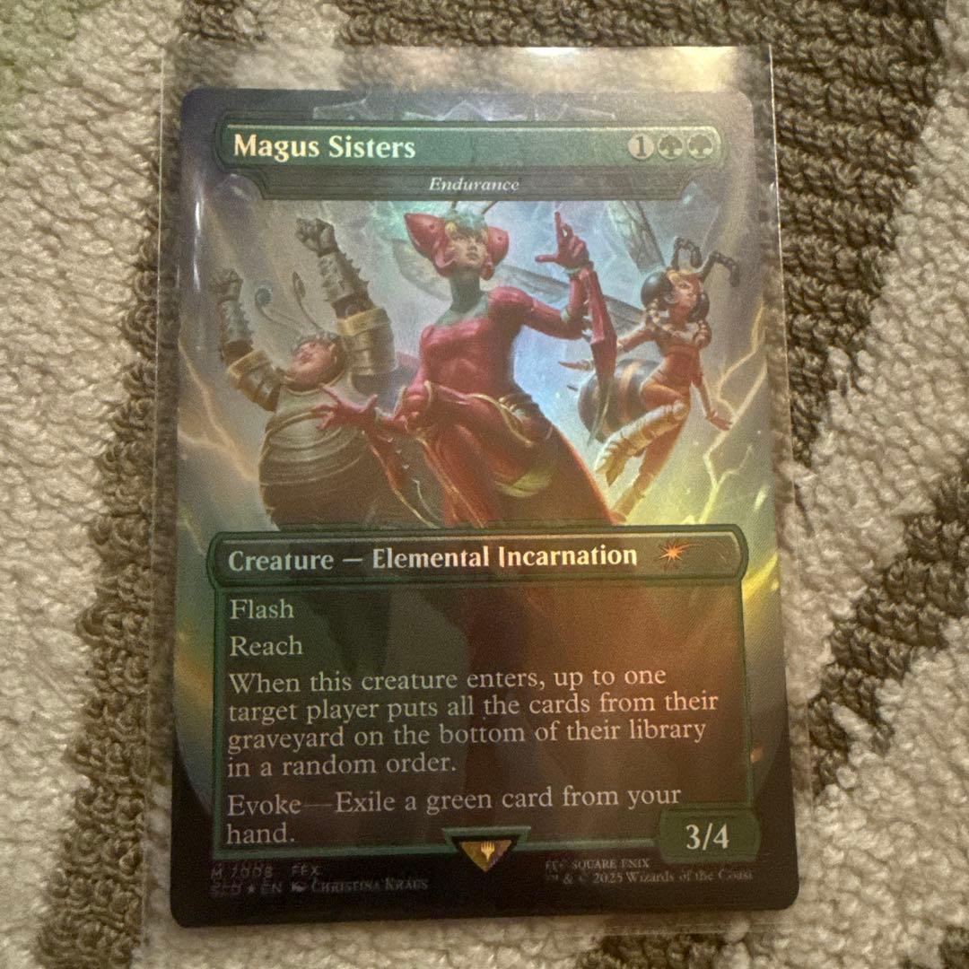 A*s様 MTG【ボーダーレス】メーガス三姉妹/Magus Sisters【Fo MTGボーダーレスメーガス三姉妹⁄Magus SistersFoil英 A*s様 MTG【ボーダー