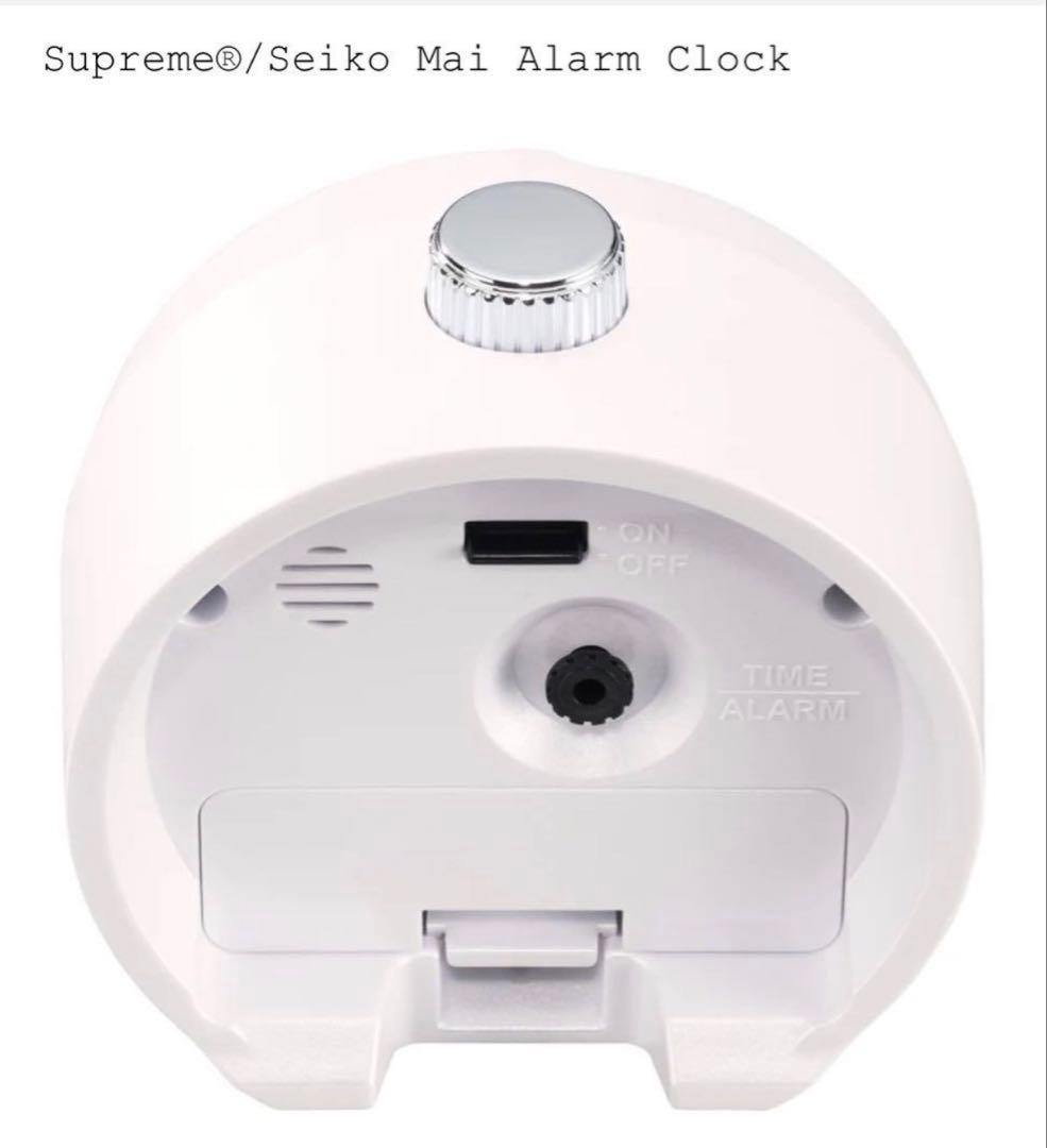 快適グッズ・旅行小物 Supreme x Seiko Mai Alarm Clock \"White\"
