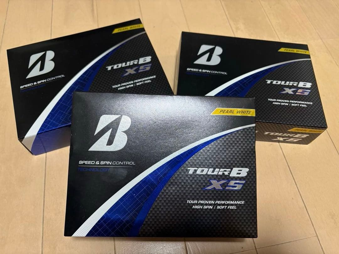タイムセール！ ブリヂストン TOUR B XSパールホワイト 3箱セット 2026年モデル】ゴルフボール TOUR B XS パールホワイト 1ダース