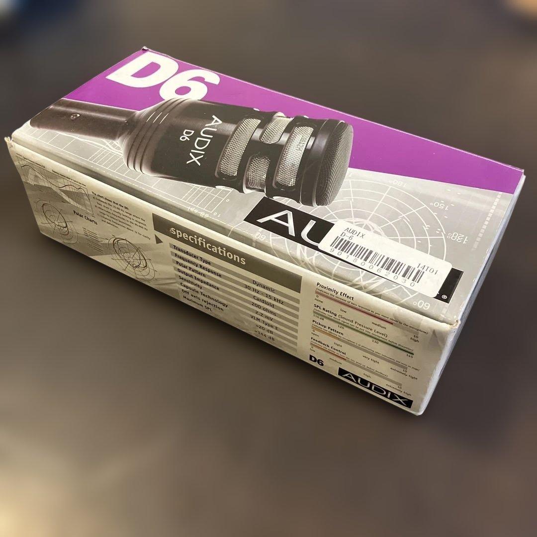 AUDIX D6 ダイナミックマイク 楽天市場】AUDIX D6 楽器用ダイナミックマイク : chuya-online チュー