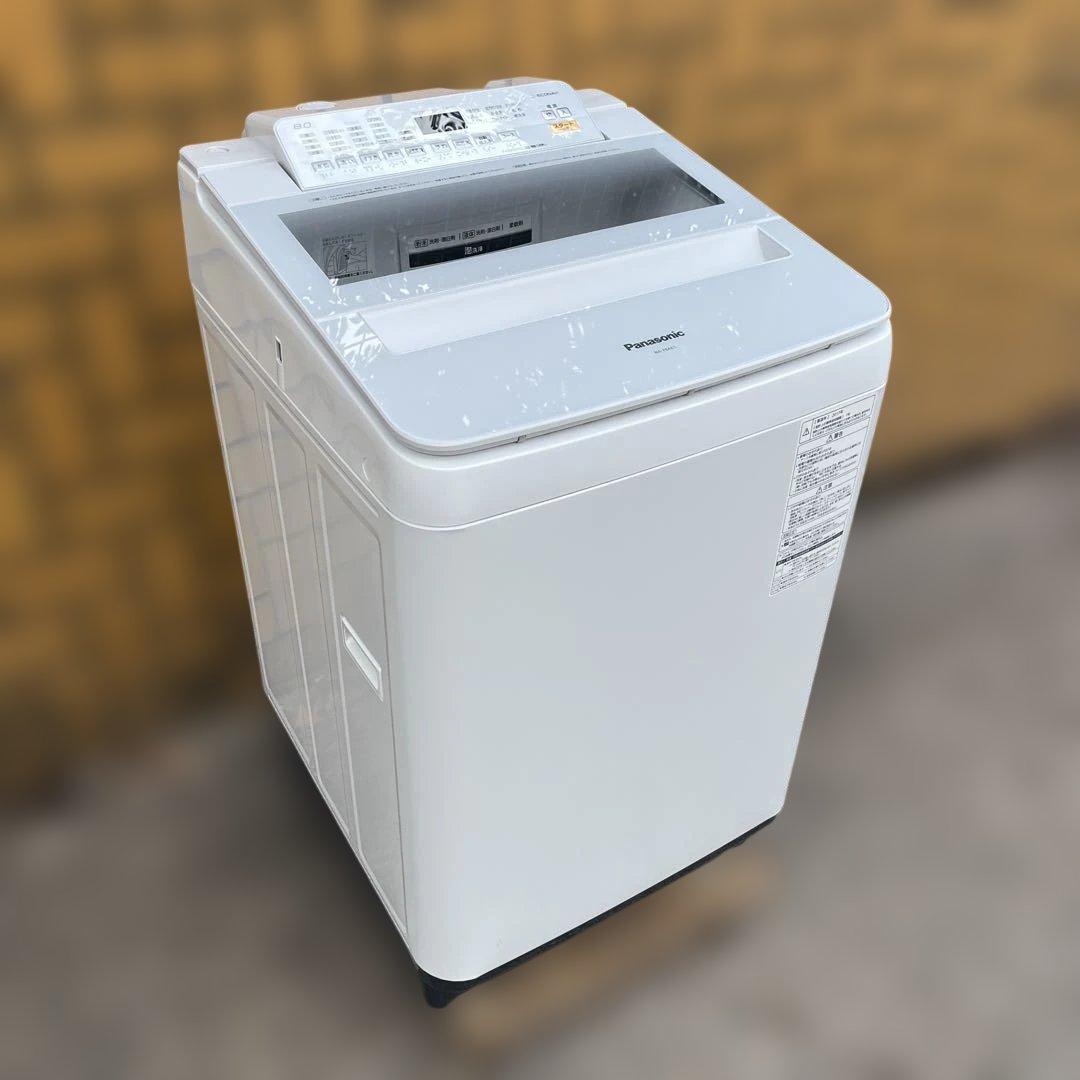 Panasonic 縦型洗濯機 NA-F8AE5 2017年製　【美品】 Panasonic（パナソニック） 中古 SGB-NAF8AE5 洗濯機 8.0kg Panasonic
