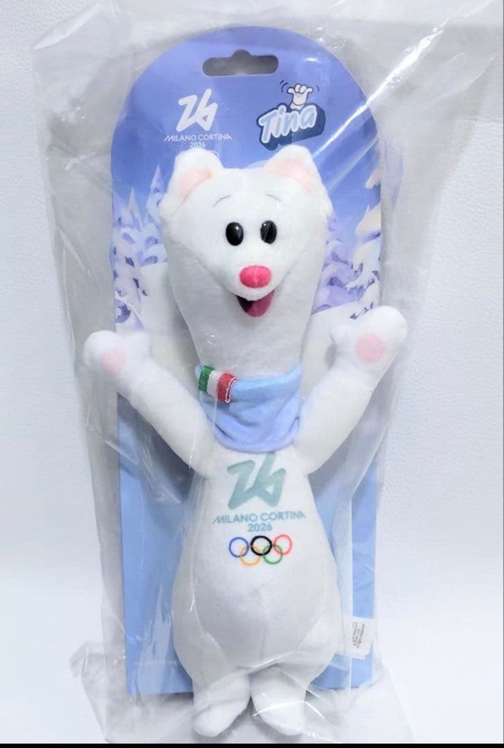 Tina ぬいぐるみ 27cm ミラノ・コルティナオリンピック2026 ティナ