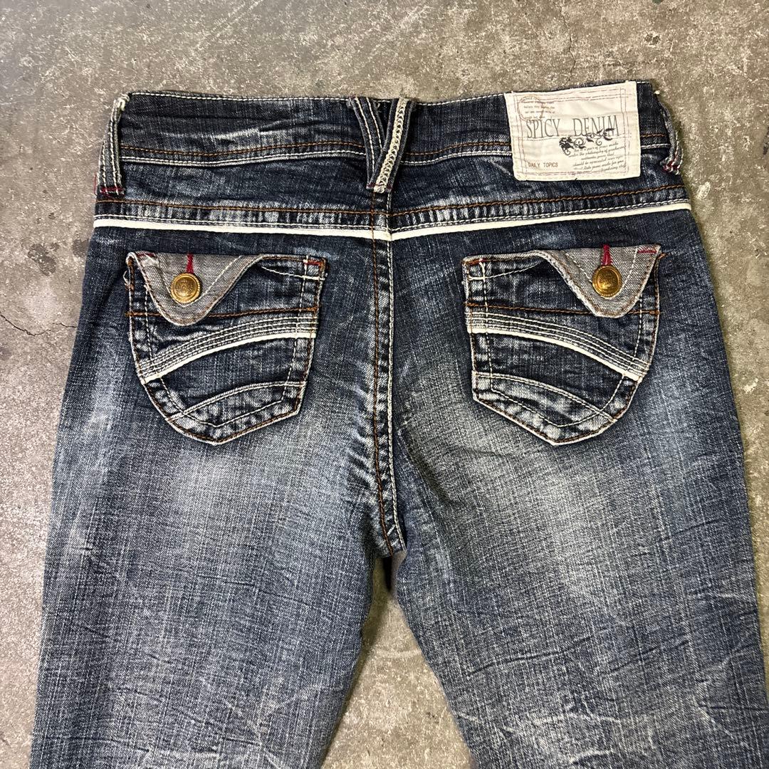 Y2K SPICY DENIM フレアデニム 平成ギャル ローライズ 00s - メルカリ
