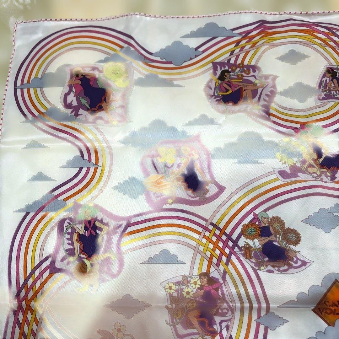 popo様専用】HERMES スカーフ カレ70 空飛ぶカレ