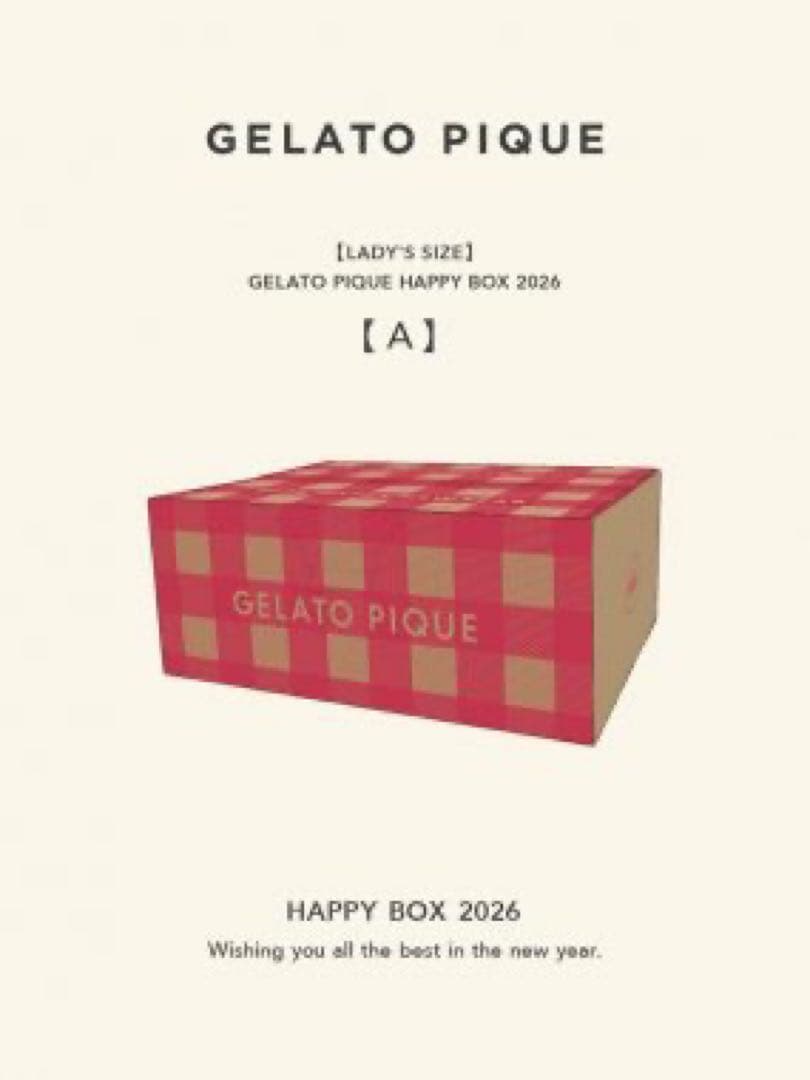 GELATO PIQUE レディース HAPPY BOX 2026　A NEWS
