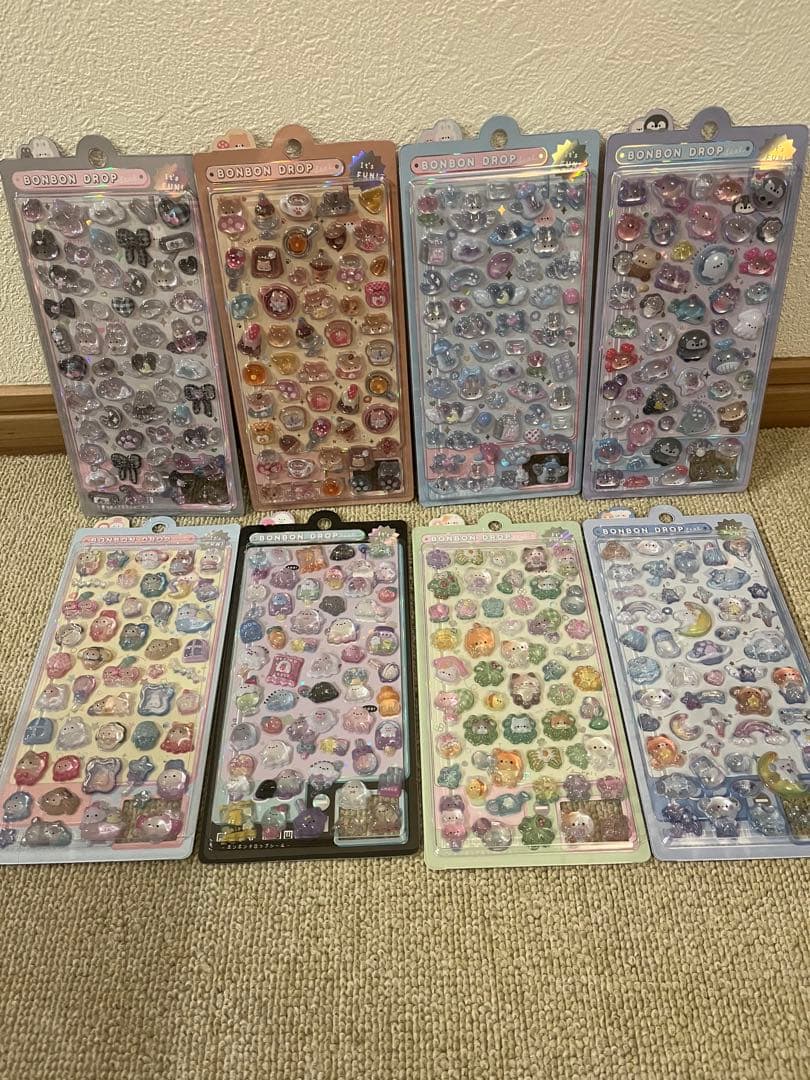 ボンボンドロップ ボンボンドロップオリジナル きぐるみボンボン等 8種セット Amazon | クーリア シール ボンボンドロップシール きぐるみボンボン