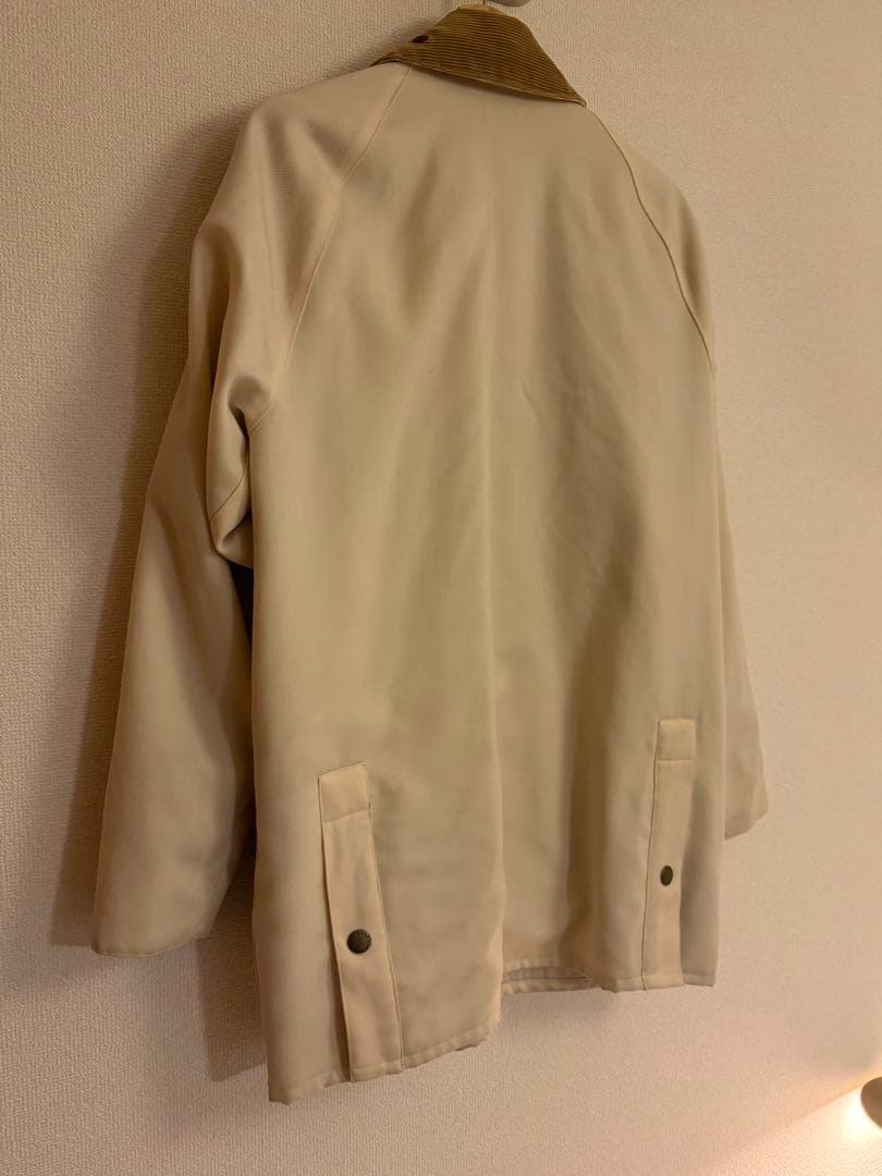 バブアー beams f 西口 36 アイボリー Barbour ビデイル - メルカリ