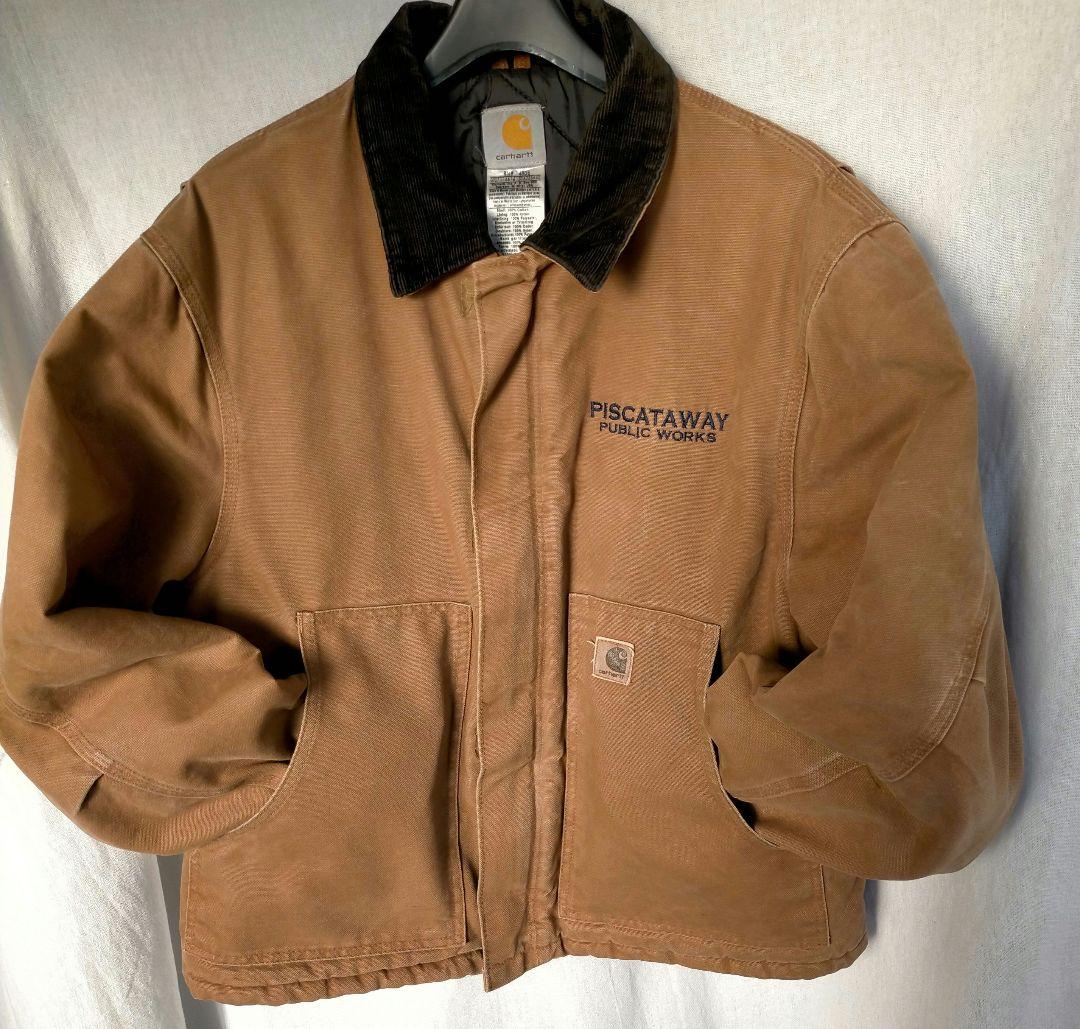 Carhartt トラディショナルジャケット 短丈 L 企業ロゴ メキシコ製
