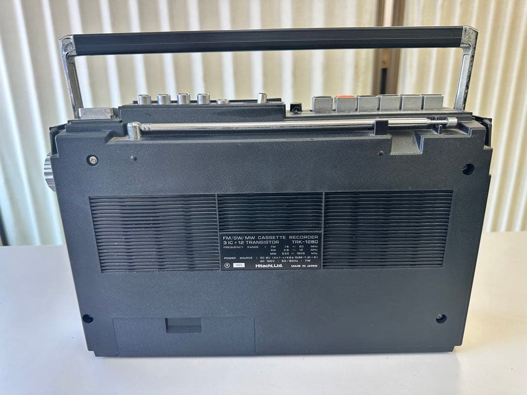 HITACHI/日立 PERDISCO TRK-1280 パディスコ ラジカセ - メルカリ