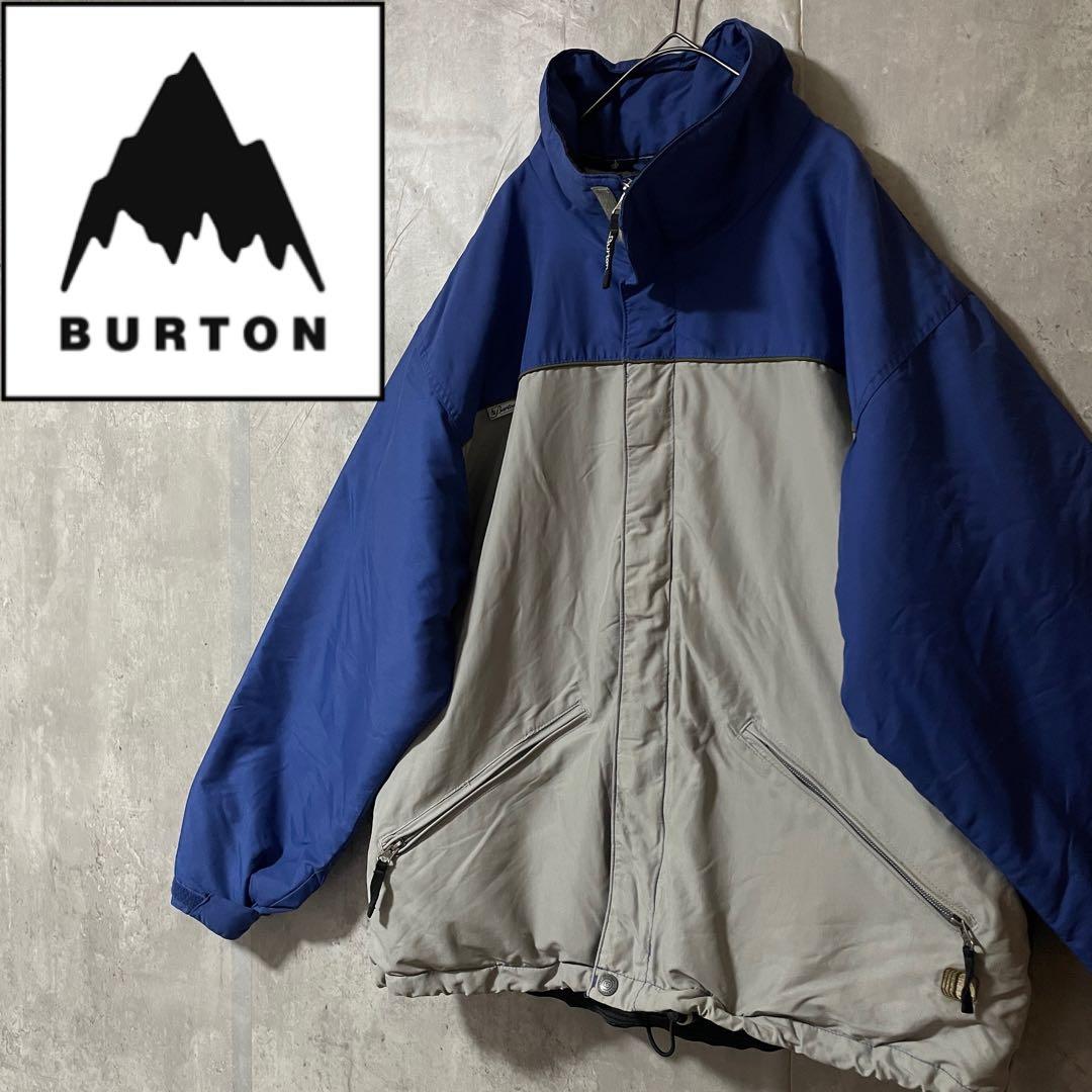 Burtonバートンスキーウェアスノーボードジャケット青ブルー灰色グレー中綿希少 楽天市場】古着 BURTON バートン スノーボード ジャケット M ブルー系
