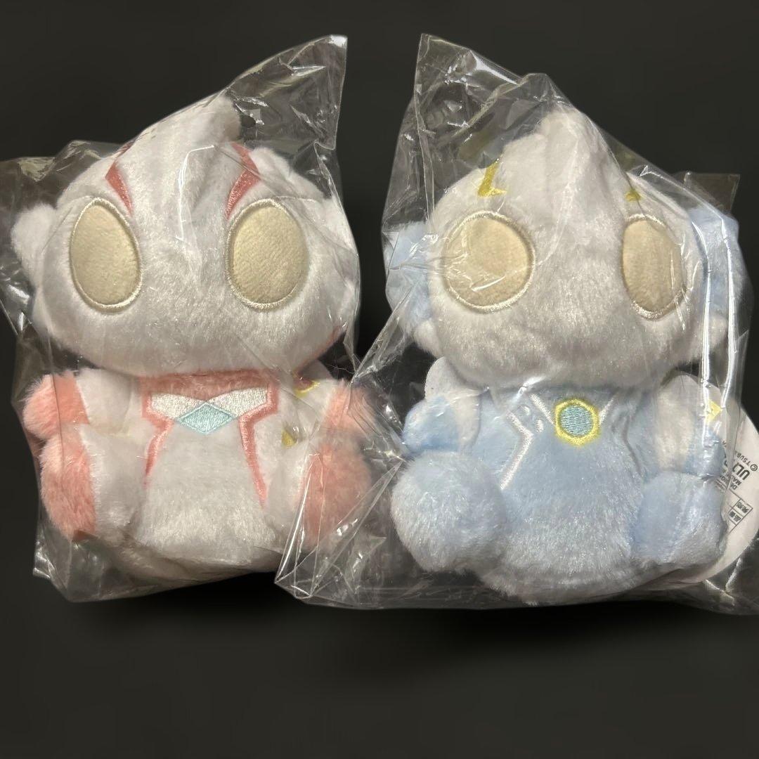 新品未開封】ウルトラマン パステル ふわふわお座りぬいぐるみ