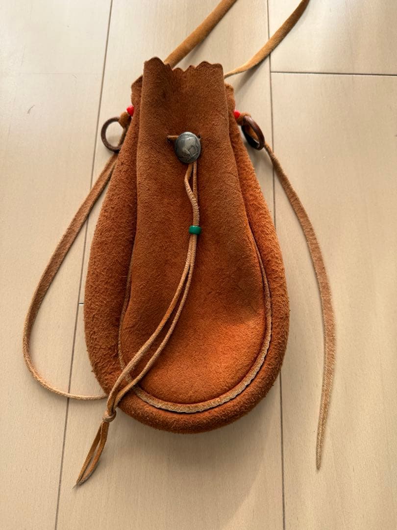 Goro’s　ゴローズ　巾着ポーチ大L ショルダーバッグ 赤茶 goro's」の巾着ポーチのすべて（その壱）【マイ・セカンド・ゴローズ