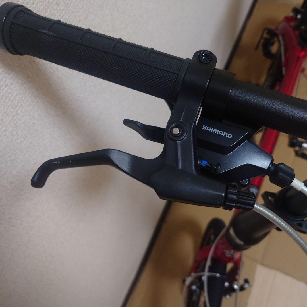 マサさん用】ルノー（赤）7段変速 折りたたみ自転車（鍵・ライト