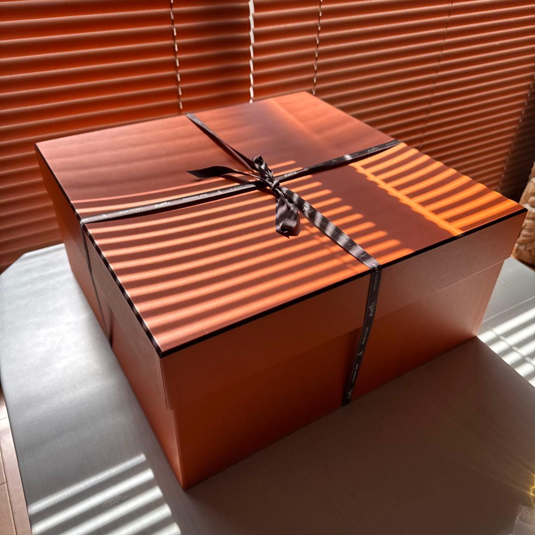 HERMES バーキン ギフトボックス オレンジ色 大 - メルカリ