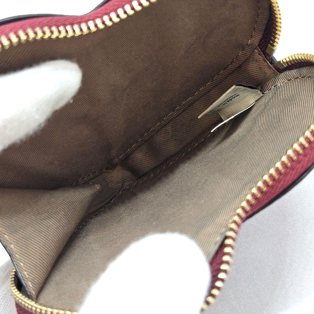 COACH コーチ ボルドー ハート型 コインケース - メルカリ