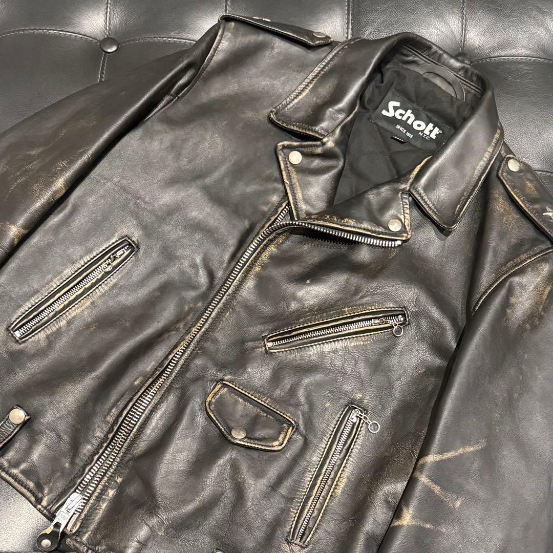 SAINT MICHAEL SCHOTT レザーライダース READYMADE - メルカリ