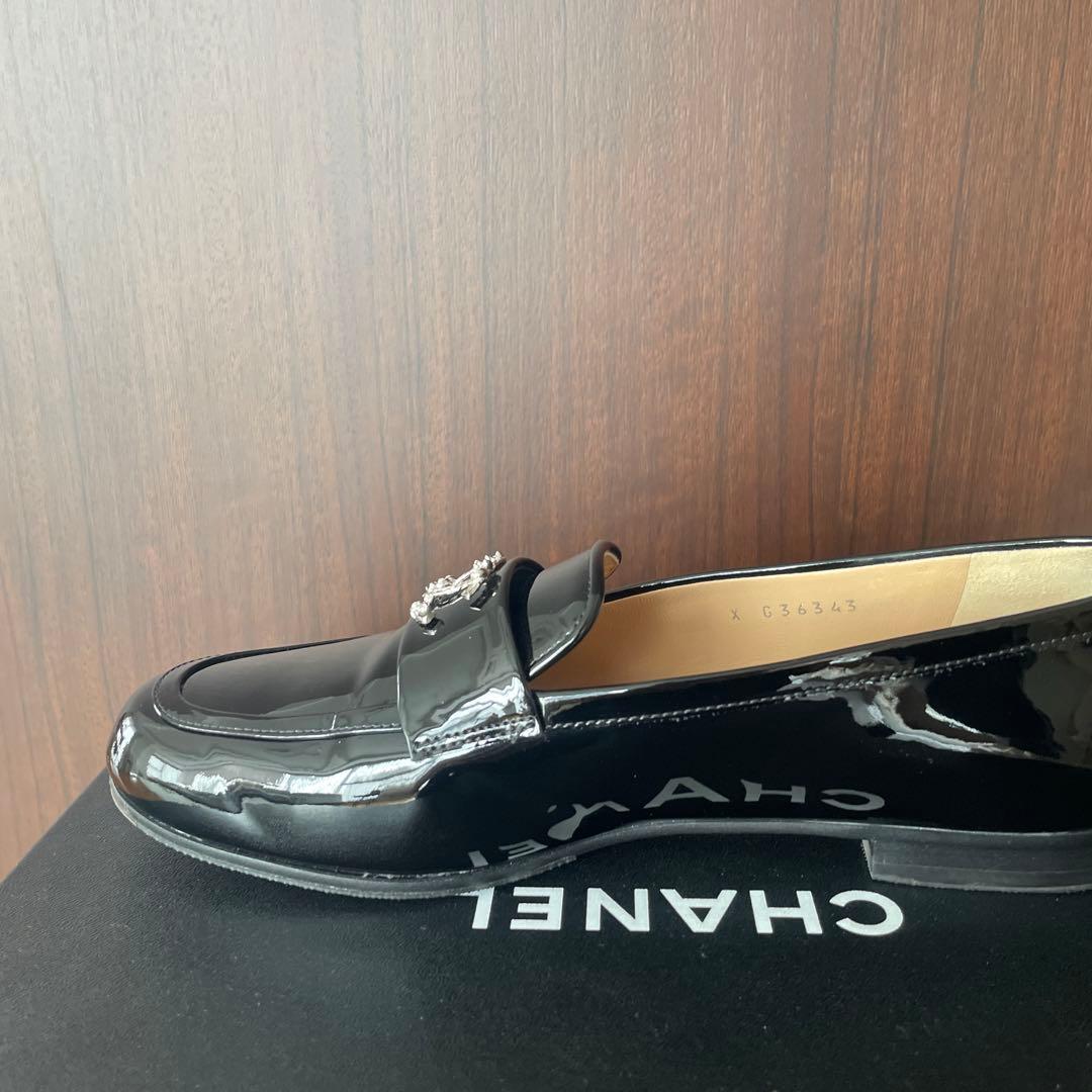 meru様専用シャネル パテントローファー 37.5センチ