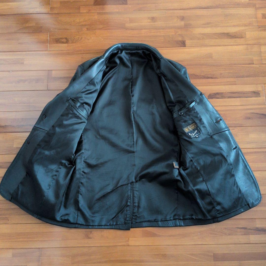 C.brumesシーブリュームス ステアハイドレザーテーラードジャケットL