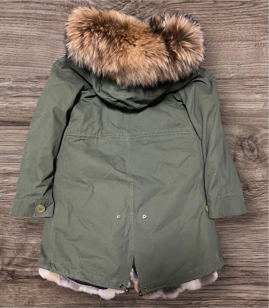 jazzevar mr&mrs italy ラビットファー モッズコート - メルカリ