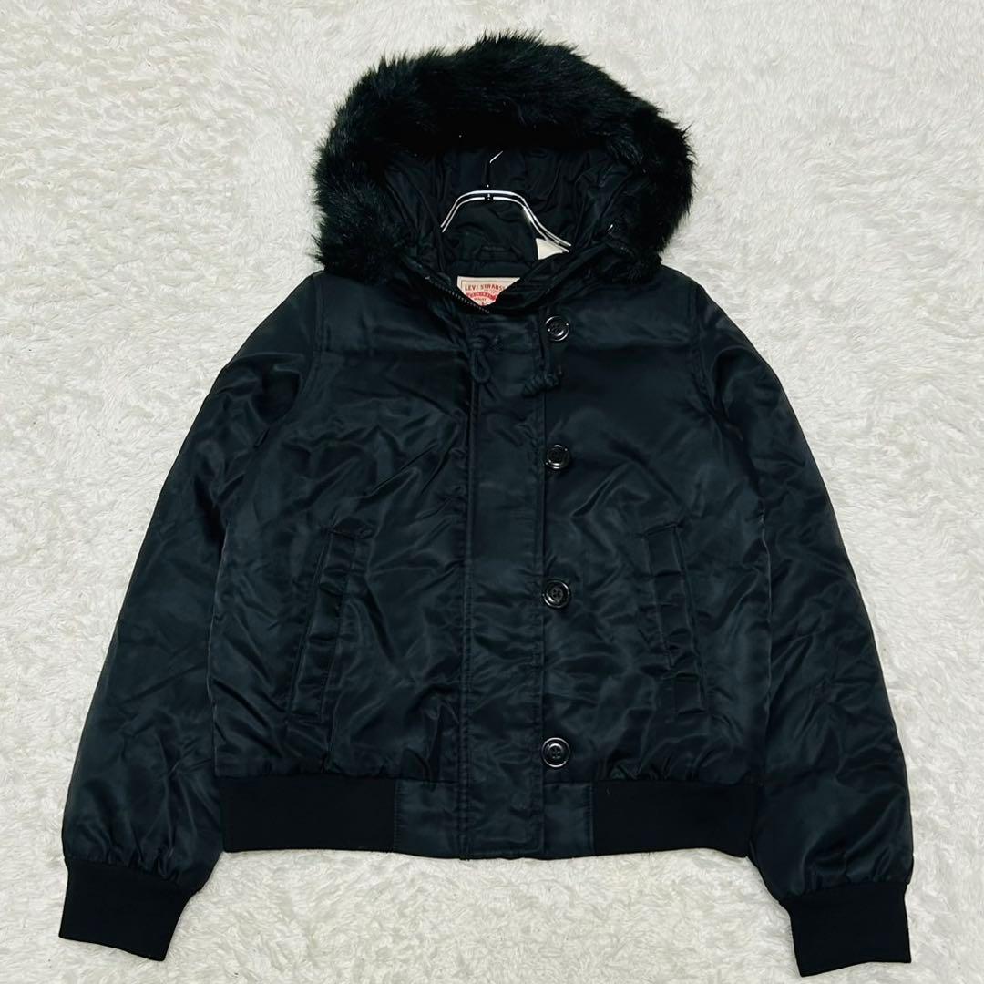 00s Levi's N2B ダウン フライトジャケット 短丈 y2k ブラック - メルカリ
