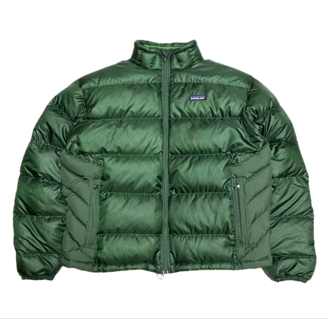 パタゴニア　インサレーショングースダウンジャケット　グリーン　L 2006 美品 パタゴニア インサレーショングースダウンジャケット グリーン L 2006