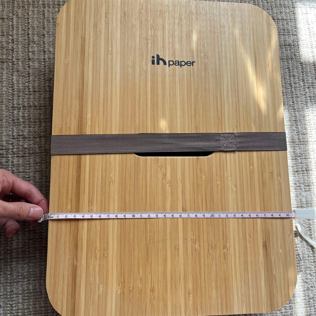 ih home 折りたたみ ペーパーロングベンチ