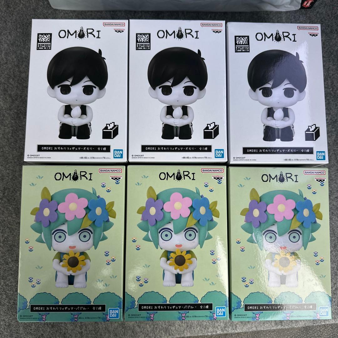 OMORI おすわりフィギュア オモリ バジル 全6体 OMORI おすわりフィギュア-バジル-│株式会社BANDAI SPIRITS（バンダイ