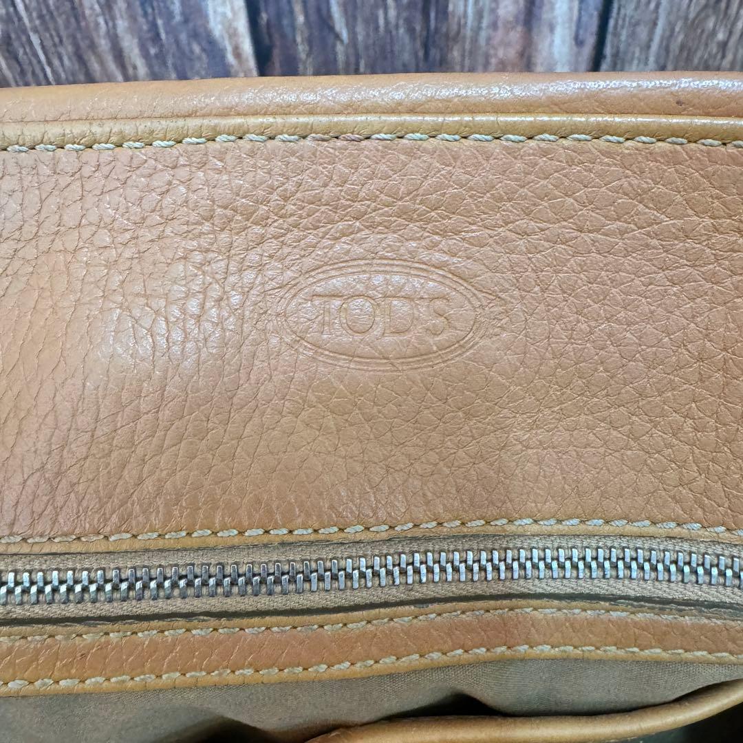 TOD'Sトッズ ジレリ トートバッグ キャメル - メルカリ