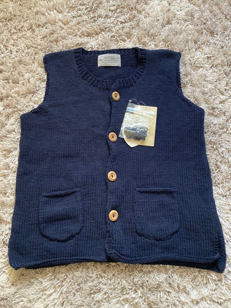 INVERALLAN ウールベスト　未使用品 ハンドメイド　スコットランド製 楽天市場】INVERALLAN インバーアラン ベスト コットンニットベスト