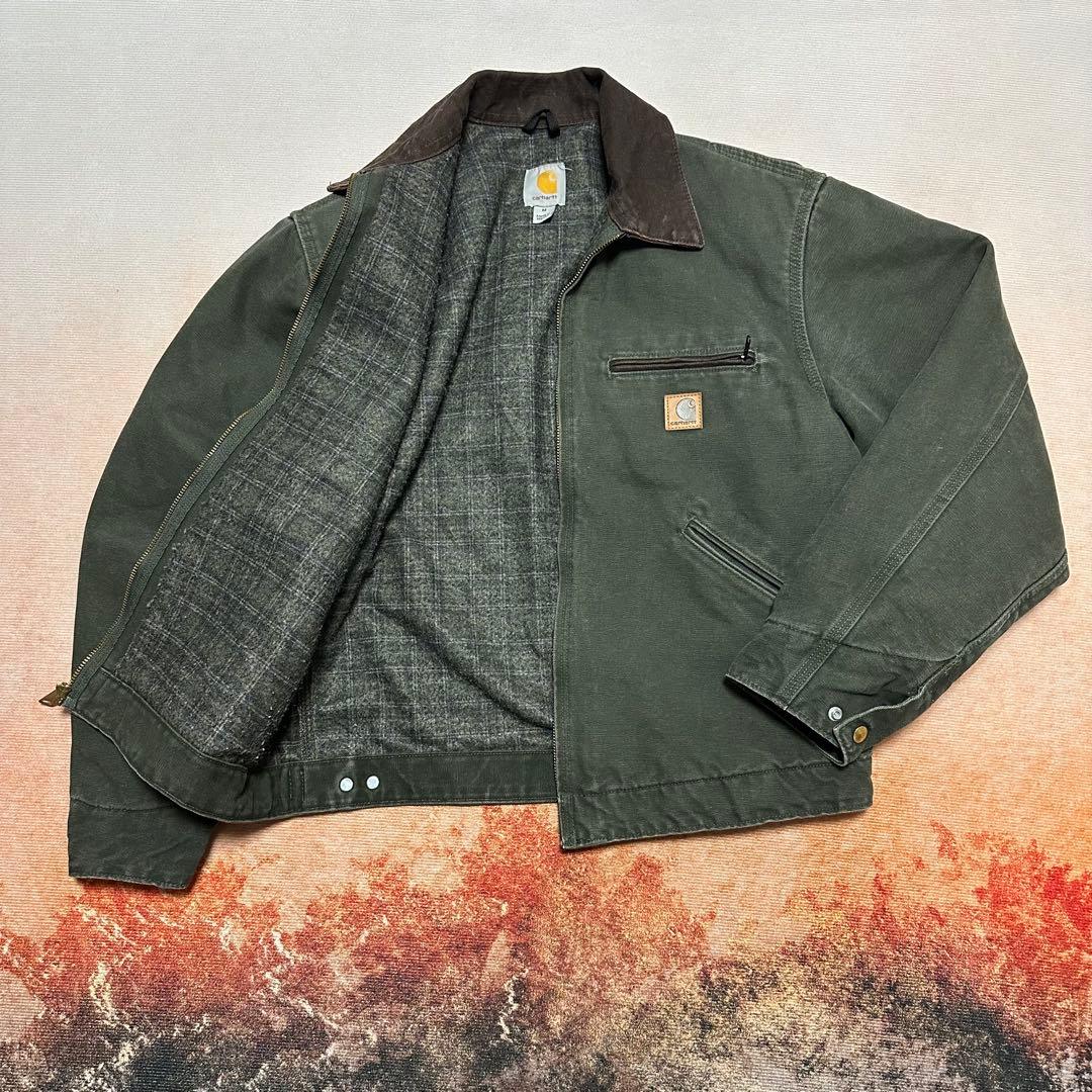 モスグリーン Carhartt デトロイトジャケット J97 MOS ミディアム
