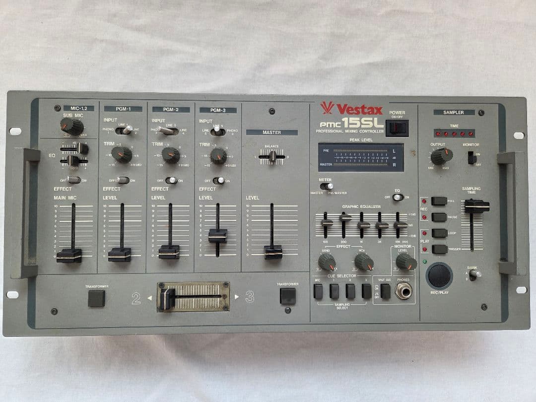 Vestax PMC-15SL DJミキサー レア・ヴィンテージ Vestax PMC-15SL DJミキサー レア・ヴィンテージ レア】Vestax ベ