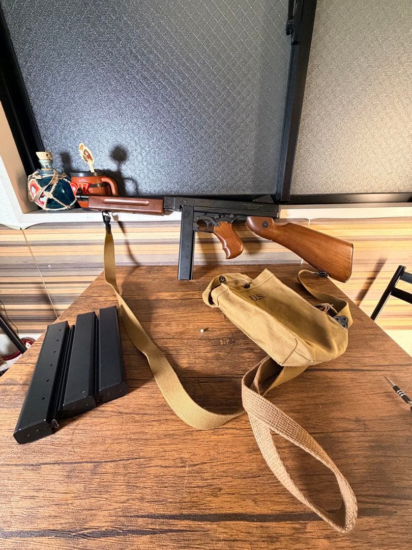 東京マルイ M1A1 トンプソン Thompson M1A1 Mule Real Wood Custom Tokyo Marui Electric Gun