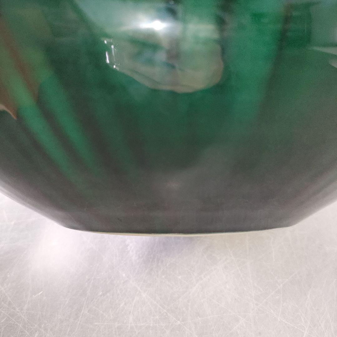 A1255-1/秋塘窯/五代中村雅彦 造/彩釉兎文花器/共箱/花瓶/